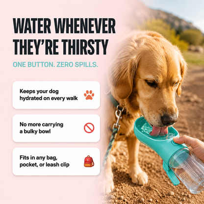 AquaPaw™ Travel Bottle