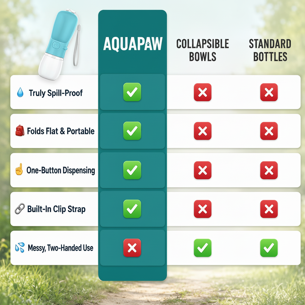 AquaPaw™ Travel Bottle